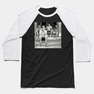 Golden Girls Christmas Black And White Baseball T-Shirt